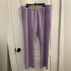 Figs Livingston Basic Scrub Pants Lavender Dew XL TALL Limited Edition